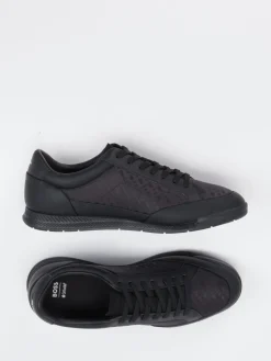 – Low-Top-Sneaker aus Textil und Synthetik*Boss