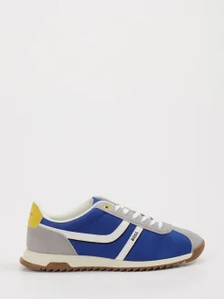 – Retro-Sneaker aus Leder und Textil*Boss New