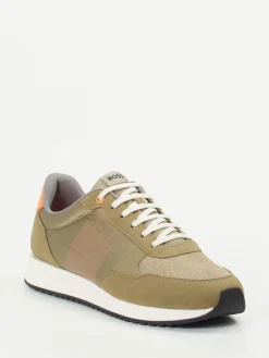 – Retro-Sneaker aus Veloursleder Khaki*Boss Discount