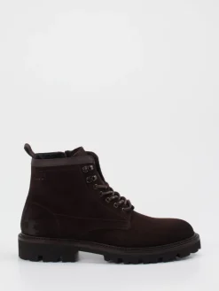 – Schnürboots aus Veloursleder dunkel*Boss Discount