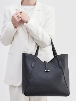 Damen Boss – Shopper aus Kalbleder in