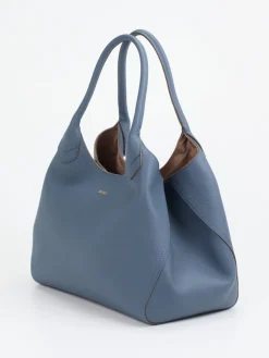 Damen Boss – Shopper aus Leder in Tauben