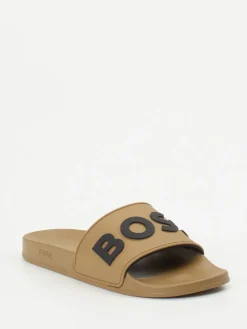 Herren Boss – Slides aus Synthetik in Sand