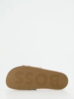 Herren Boss – Slides aus Synthetik in Sand