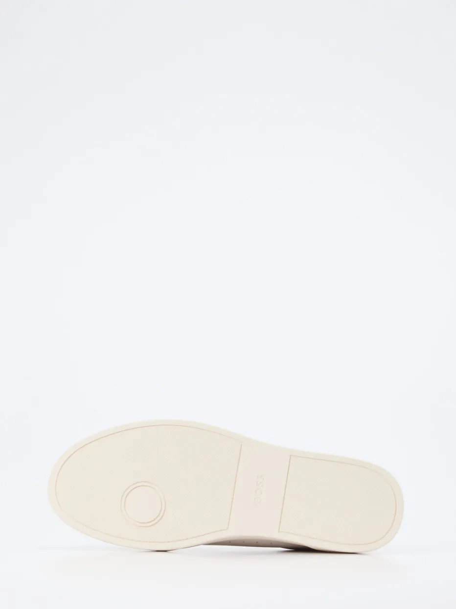 – Sneaker aus Glattleder in Offwhite*Boss Sale