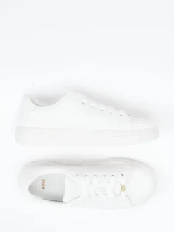 Damen Boss – Sneaker aus Kalbleder in