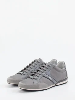 – Sneaker aus Kalbleder und Veloursleder*Boss Discount