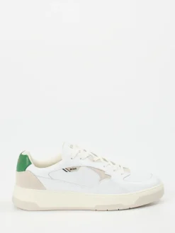 Herren Boss – Sneaker aus Leder in mit Farbdetails