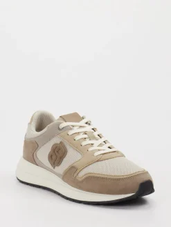 – Sneaker aus Leder-Mesh-Mix in*Boss Best