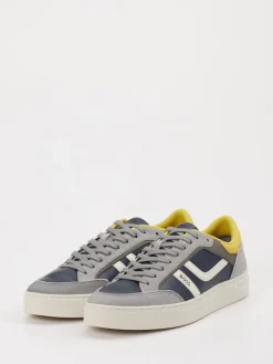 Herren Boss – Sneaker aus Velour/Leder in Dunkel