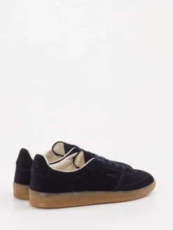 – Sneaker aus Veloursleder Dunkel*Boss New