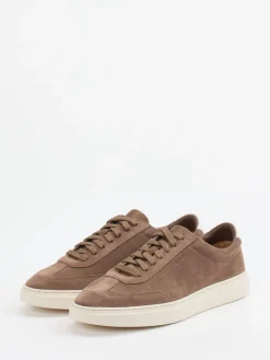– Sneaker aus Veloursleder taupefarben*Boss Clearance