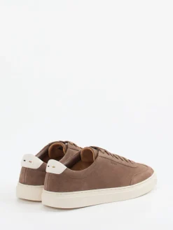 – Sneaker aus Veloursleder taupefarben*Boss Clearance