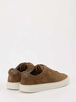 Herren Boss – Sneaker aus Veloursleder cognac
