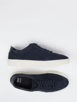 Herren Boss – Sneaker aus Veloursleder Dunkel