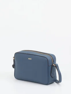 Damen Boss – Umhängetasche aus Leder in Jeans