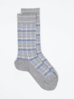 – Socken aus Baumwollmix mit Glanzfaden*Burlington Outlet