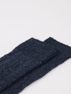 – Stricksocken aus Wolle in Dunkel*Burlington Online