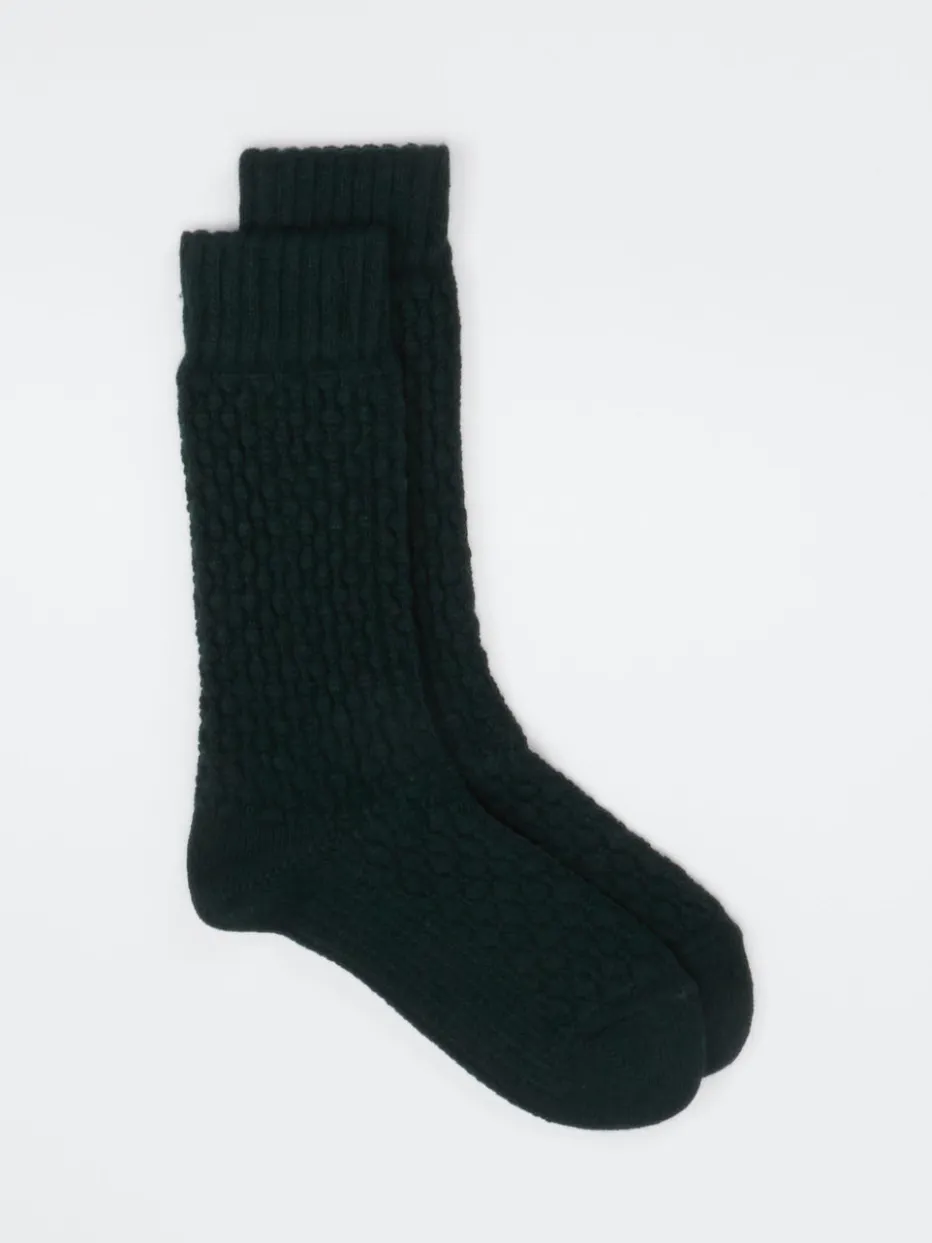 – Stricksocken aus Wolle Dunkel*Burlington Sale