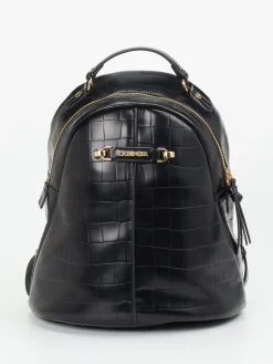 Damen CAFèNOIR – Mini-Rucksack aus Synthetik mit Kroko-Prägung