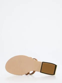 – Pantolette aus Kalbleder cognac*CAFèNOIR