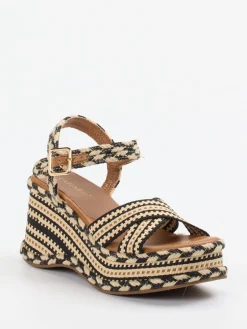 – Plateau-Sandale aus geflochtenem Textil*CAFèNOIR Sale