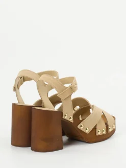 – Plateau-Sandalen aus Veloursleder*CAFèNOIR Best