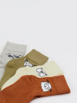 Kinder Camano – Kindersocken aus Textil mit Tiermotiven