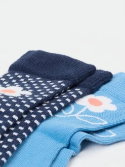 – Kindersocken aus Textil mit Blumenmotiv*Camano Discount