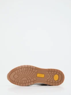 Herren Camel Active – Retro-Sneaker aus Kalbleder Off-White