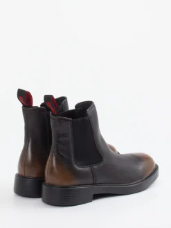– Chelsea Boots aus Glattleder Dunkelbraun*Camper Discount