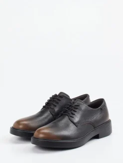 Herren Camper – Derby-Schnürschuh aus Glattleder Dunkelbraun