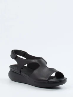 Damen Camper – Keilsandalette aus Kalbleder