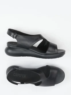 Damen Camper – Keilsandalette aus Kalbleder