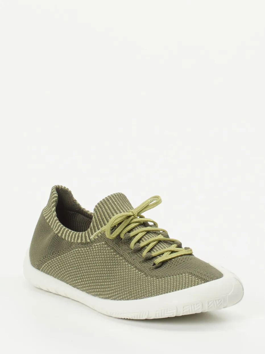 – Low-Top-Sneaker aus Textilstrick Oliv*Camper Hot