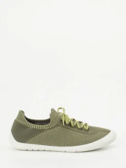 – Low-Top-Sneaker aus Textilstrick Oliv*Camper Hot