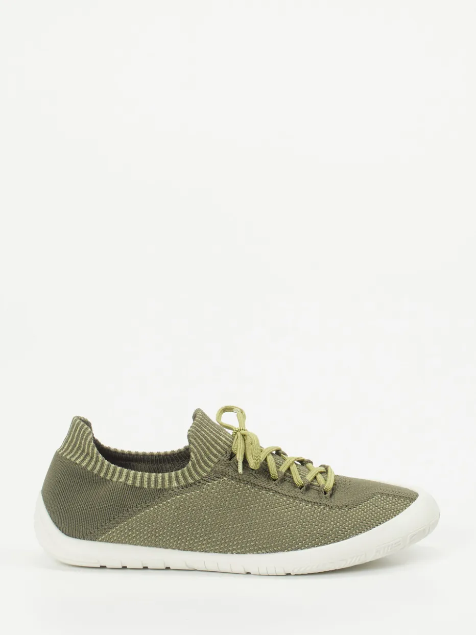 – Low-Top-Sneaker aus Textilstrick Oliv*Camper Hot