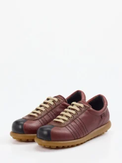 – Retro-Sneaker aus Kalbleder burgunder*Camper