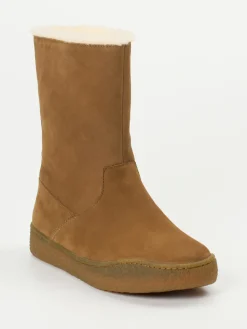 – Winterstiefel aus Nubukleder Cognac*Camper Sale