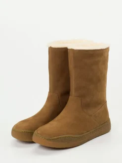 – Winterstiefel aus Nubukleder Cognac*Camper Sale