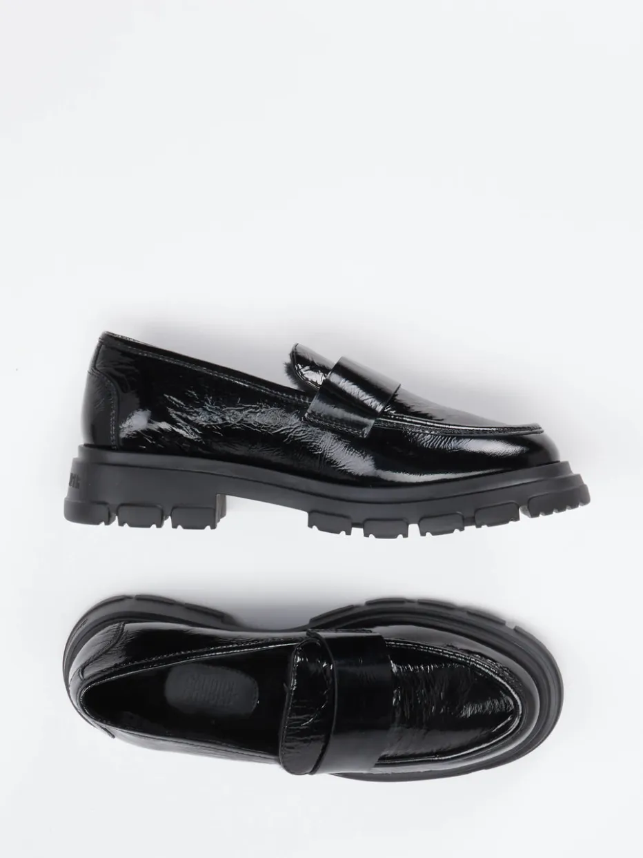 Damen Candice Cooper – Chunky-Loafer aus Lackleder