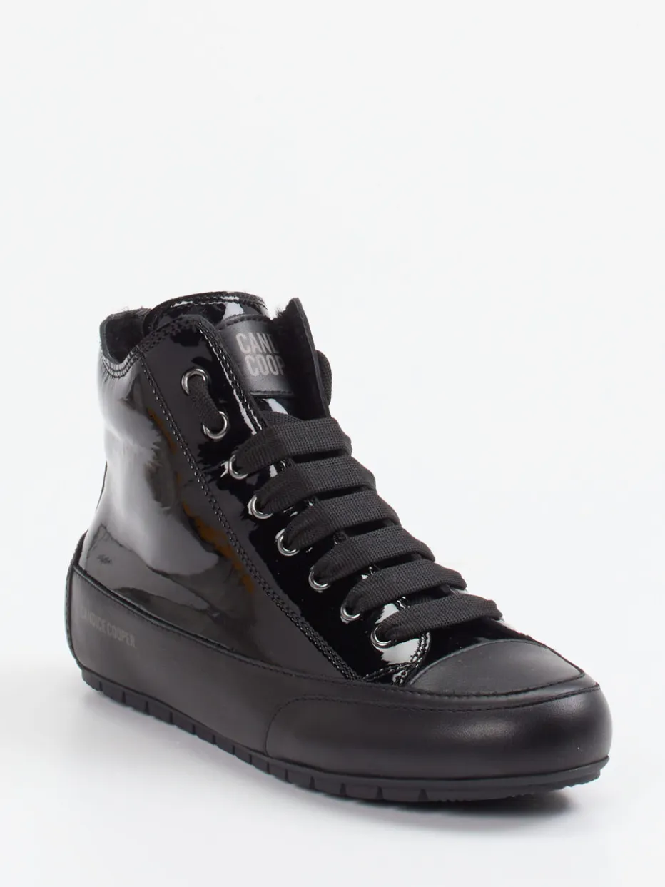 – High-Top Sneaker aus Lackleder*Candice Cooper Online
