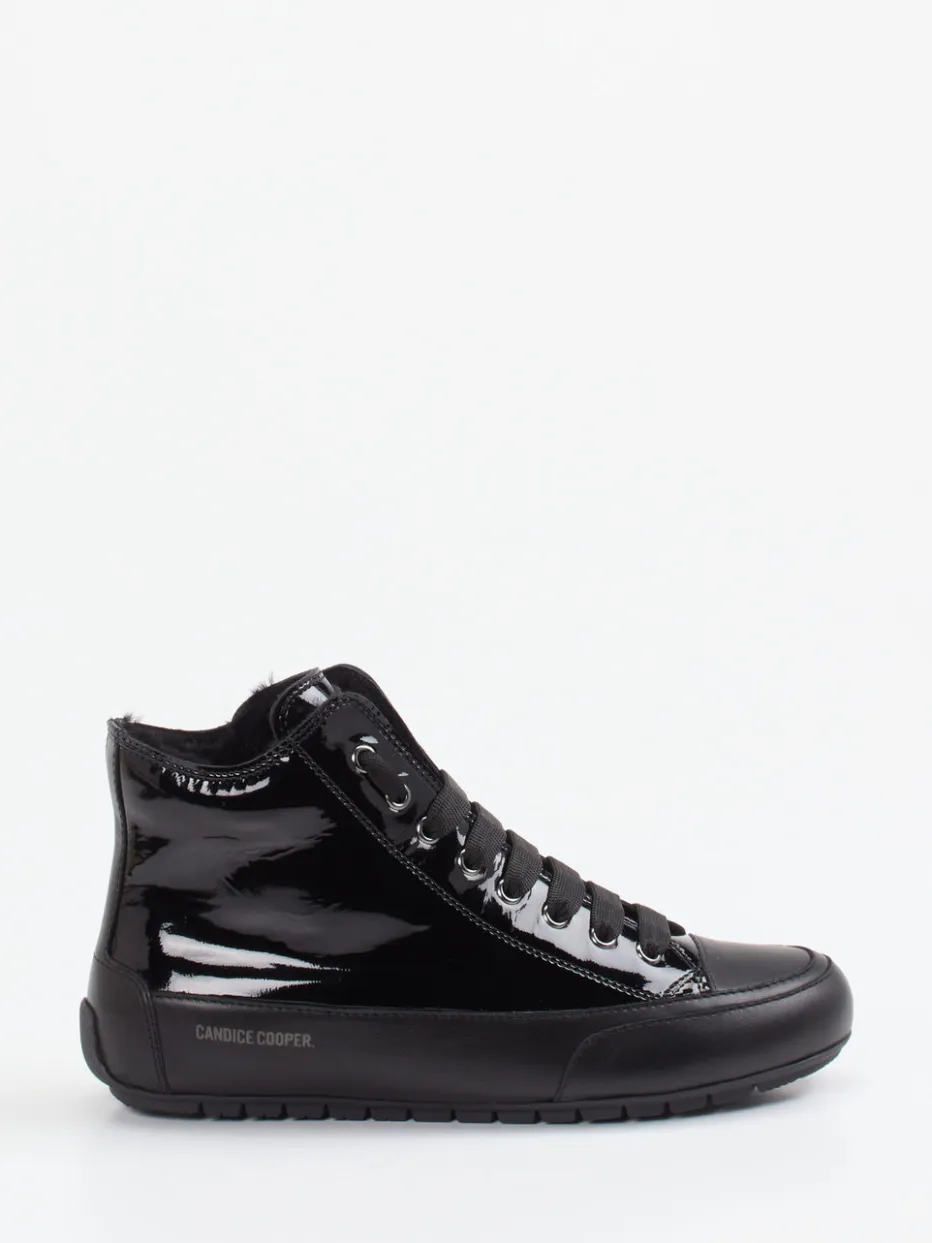 – High-Top Sneaker aus Lackleder*Candice Cooper Online
