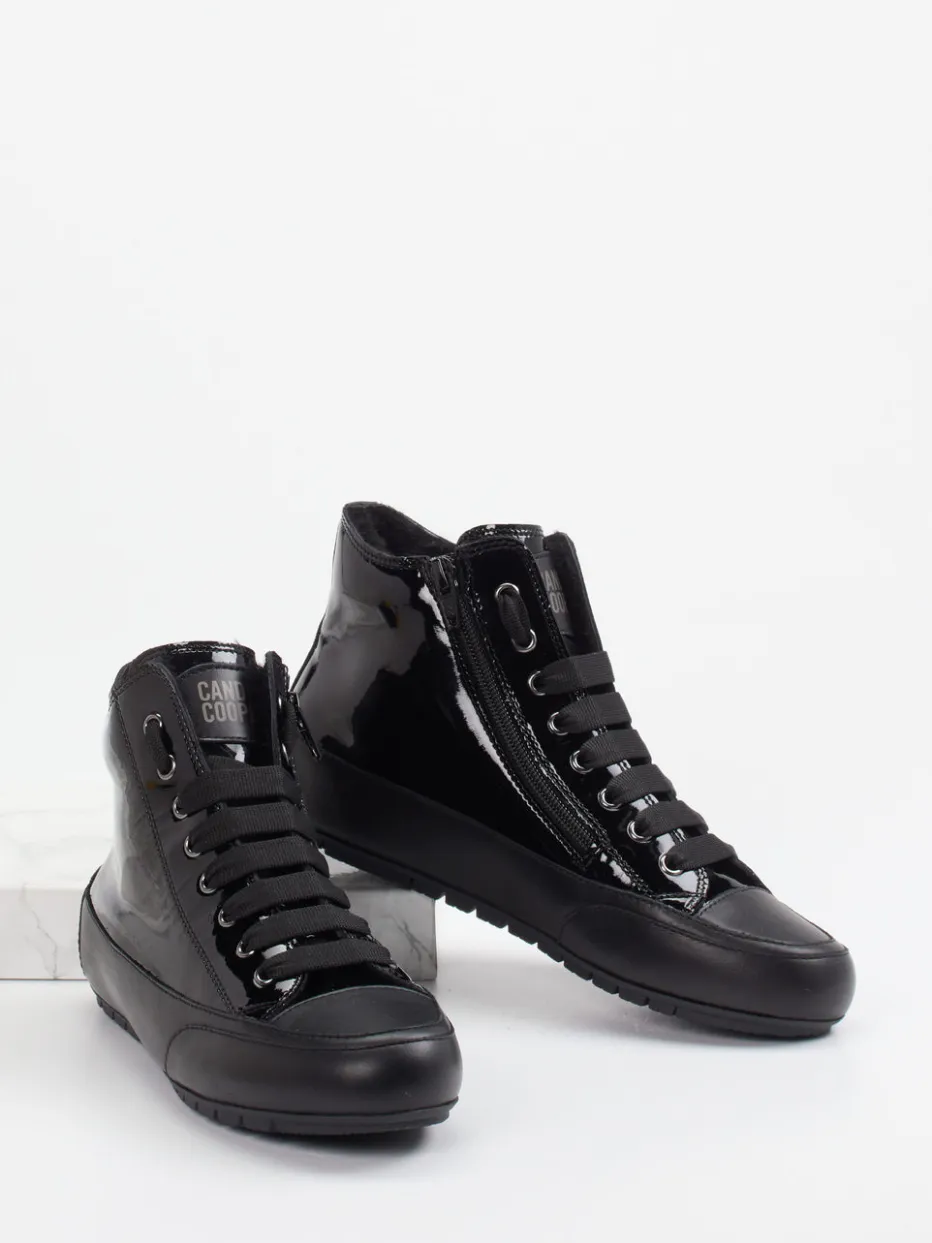 – High-Top Sneaker aus Lackleder*Candice Cooper Online