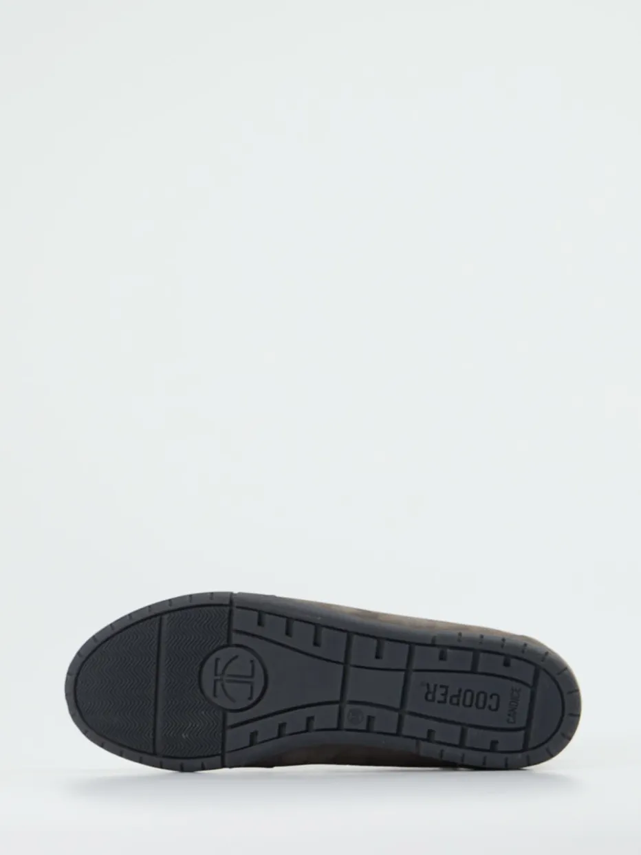 – High-Top Sneaker aus Nubukleder Anthrazit*Candice Cooper Clearance