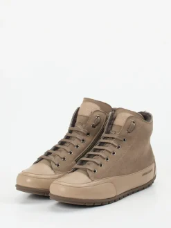 Herren Candice Cooper – High-Top Sneaker aus Nubukleder taupe