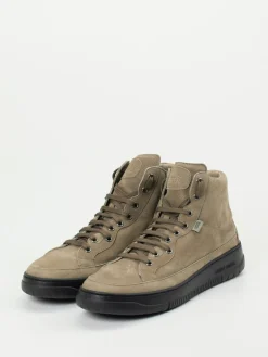 Herren Candice Cooper – High-Top-Sneaker aus Nubukleder taupe
