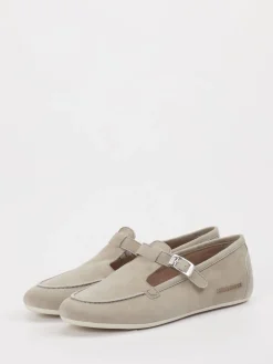 Damen Candice Cooper – Mary-Jane-Halbschuh aus Veloursleder