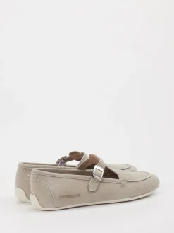 Damen Candice Cooper – Mary-Jane-Halbschuh aus Veloursleder