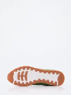 Damen Candice Cooper – Retro-Sneaker aus Veloursleder Oliv